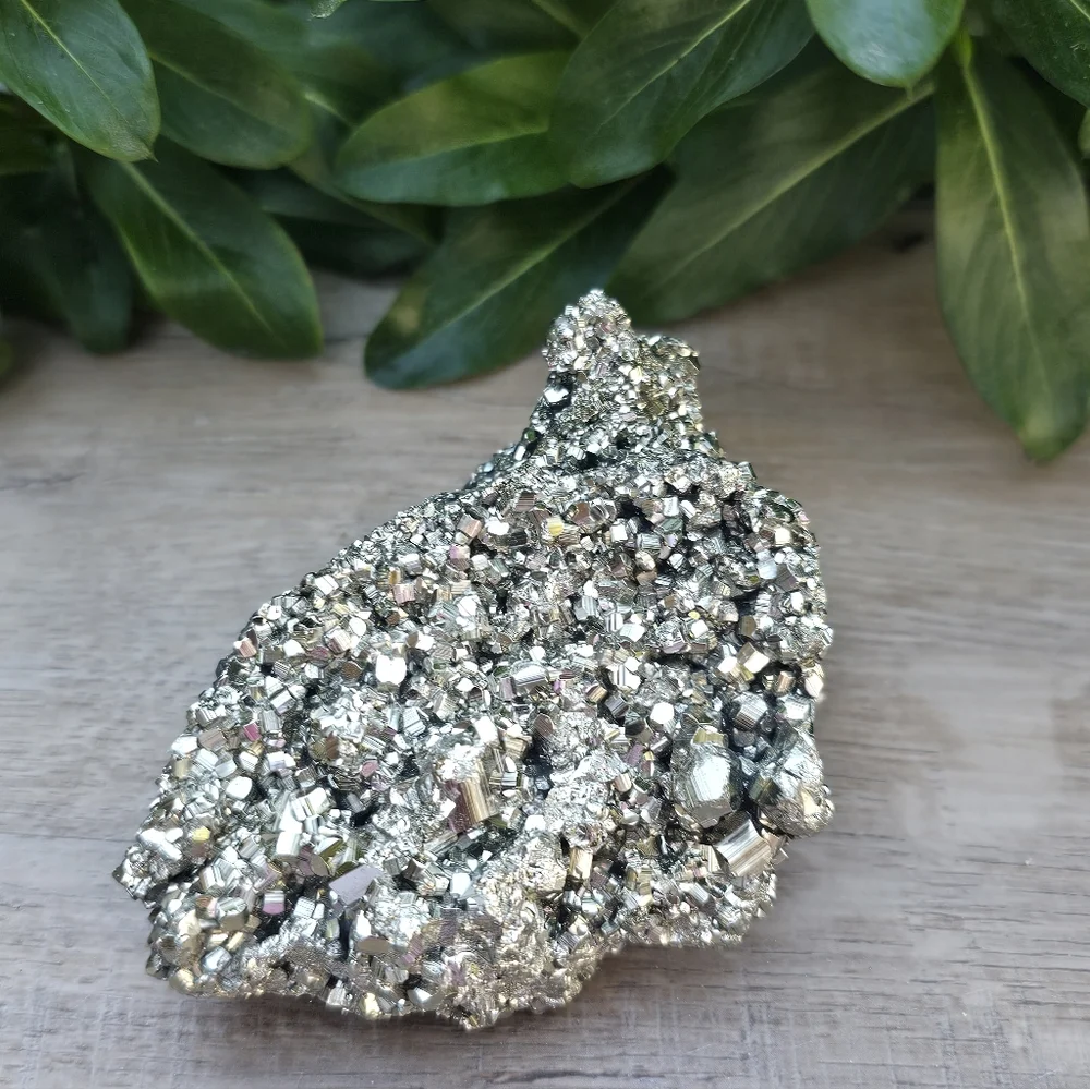 Pyrite Crystal Cluster - Picture 1 of 5